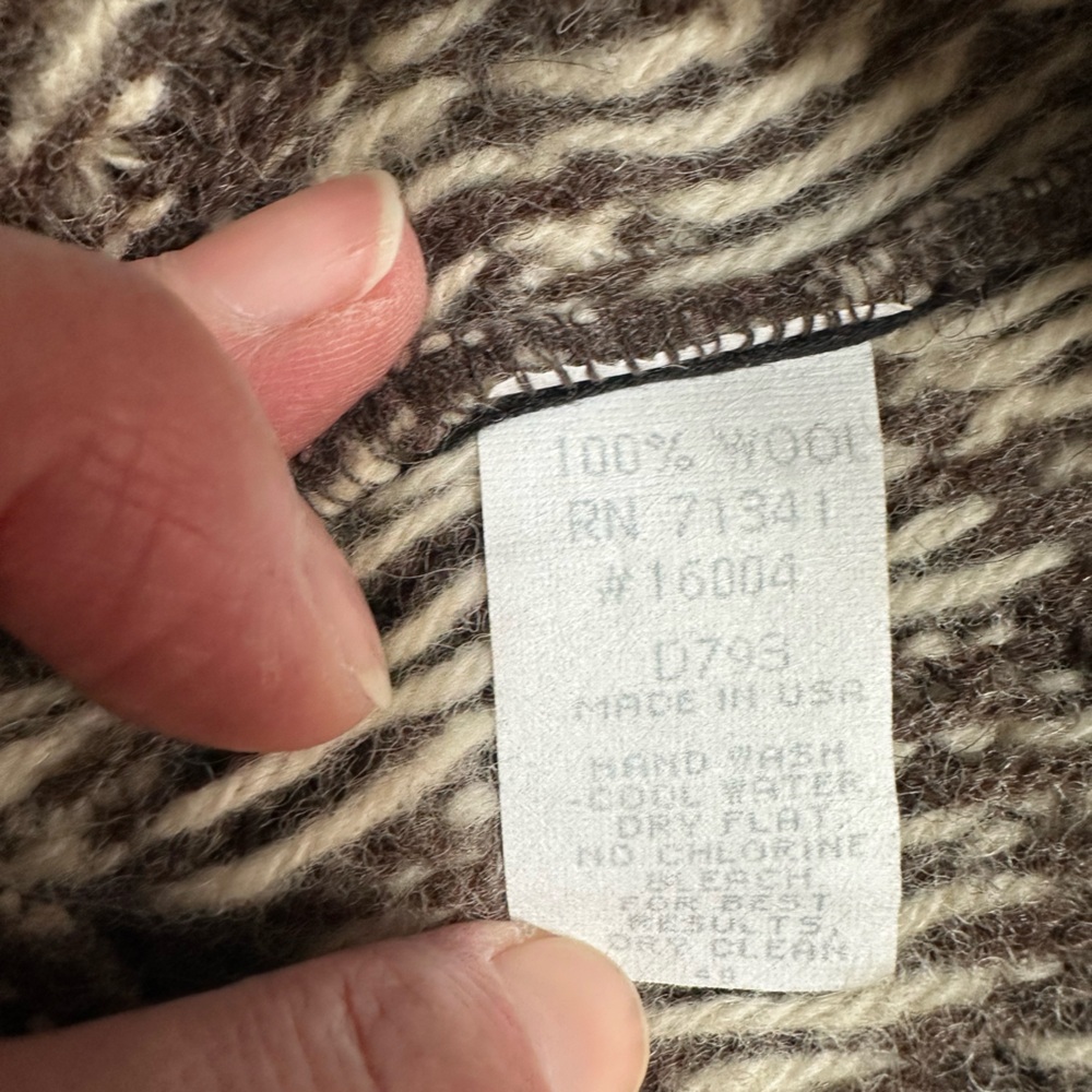 Vintage L.L. Bean Wool Sweater - Picture 5 of 9